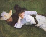 John Singer Sargent Two Girls on a Lawn (mk18) china oil painting reproduction